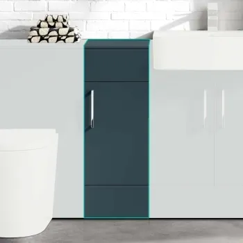 Harper Navy Blue Side Cabinet Unit 300mm